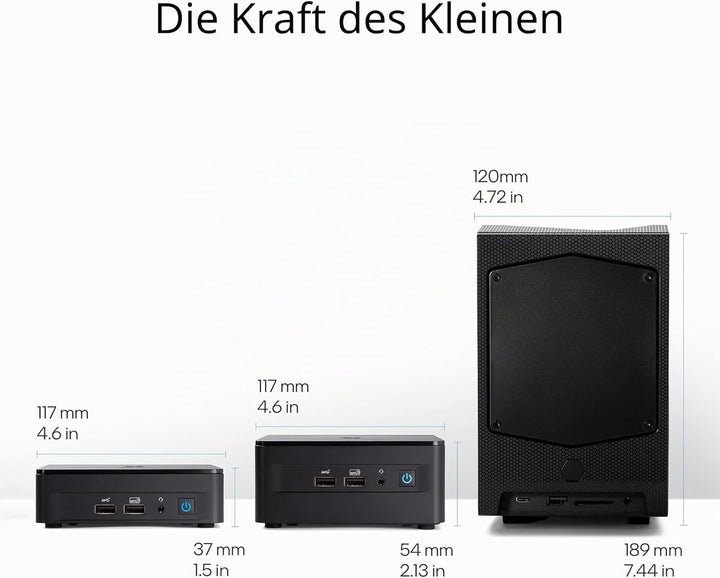 ASUS NUC 12 Pro Tall Kit RNUC12WSHI700002I (Intel Core i7 Prozessor, Alder-Lake-P, Intel Iris XE Gra