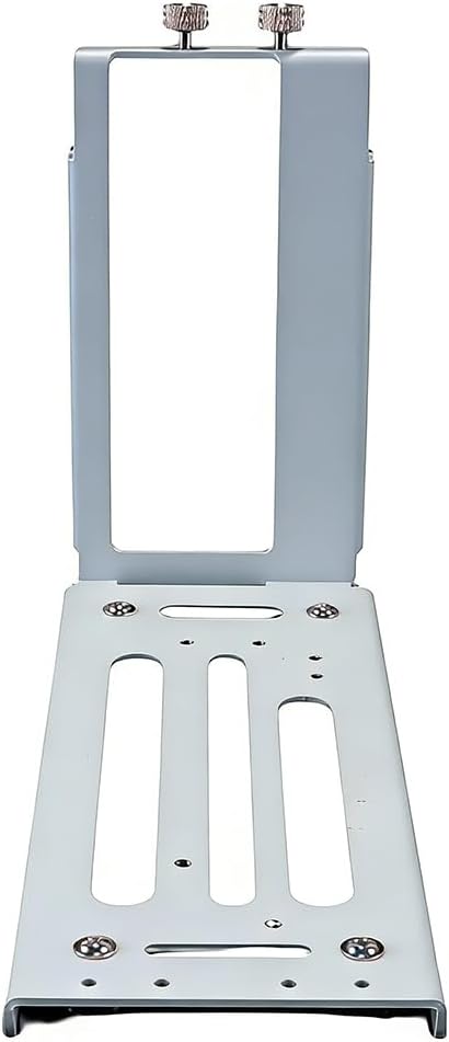 Vertikaler GPU-Ständer aus Metall, Halterung für Grafikkarten im PC-Gehäuse (Weiss)