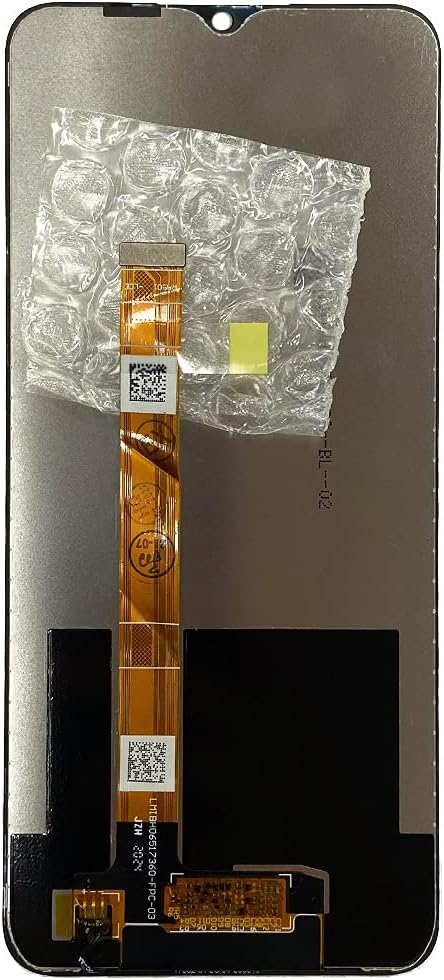 Smartex® Display LCD kompatibel mit Realme C11 / C15 (RMX2185 - RMX2180) Schwarz Bildschirm, C11 / C