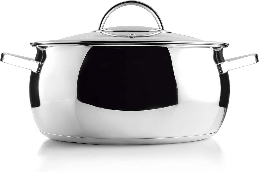 Lacor 79024 Bratentopf mit Deckel 24 cm