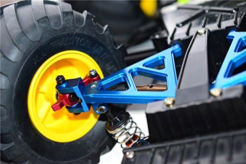 GPM for Tamiya Lunch Box Tuning Teile Aluminium Front Knuckle Arm - 1Pr Set Black