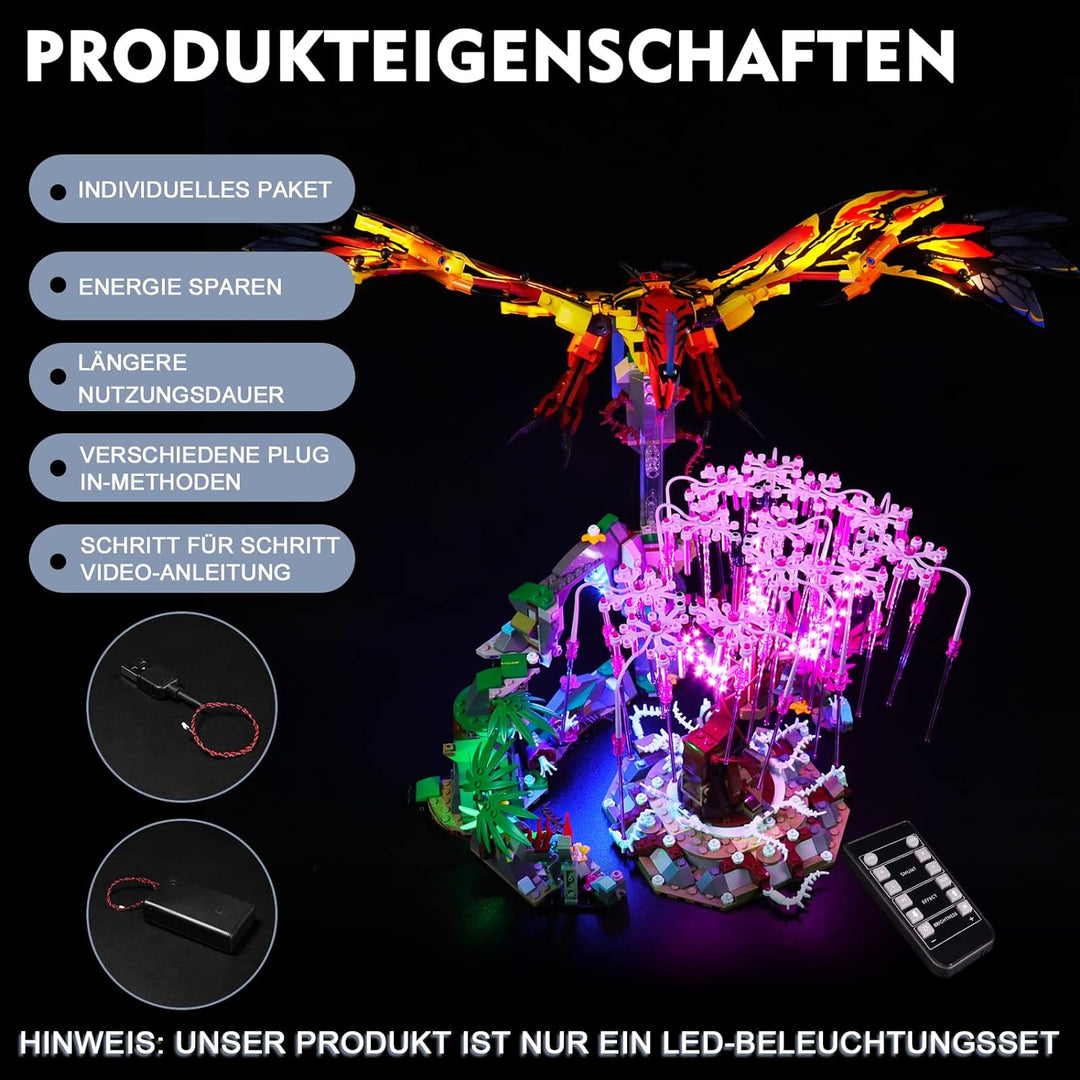 Led Licht Set für Lego Avatar Toruk Makto und der Baum der Seelen, Fernbedienung Dekorationsbeleucht