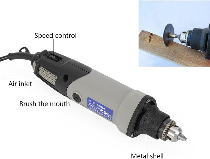 Multifunktionswerkzeug 400W Elektrisch Schleifmaschine Rotationswerkzeug Schleifer Rotationswerkzeug
