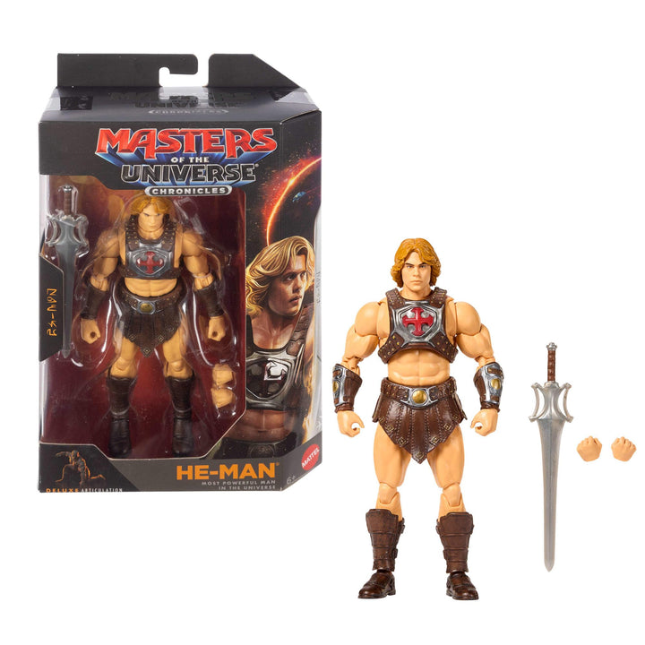 Masters of the Universe Actionfigur Chronicles He-Man, Massstab 1:12, mächtigster Held detailgetreu