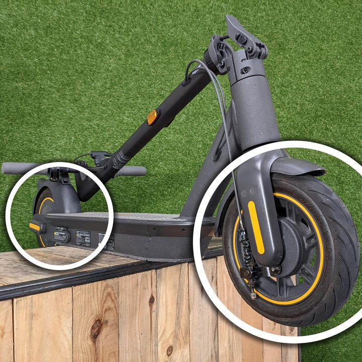 MOOVMOOV Ninebot G30 Max Tubeless 60/70-6.5 Reifen mit Pannengel und schlauchlosem Ventil – 10 Zoll