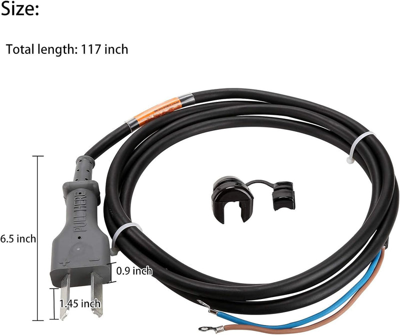 10L0L Golfwagen-Set, 2 Zinken, DC-Kabel-Set für Lester Ladegerät, DC-Ladekabel-Set für 36-Volt-Wagen