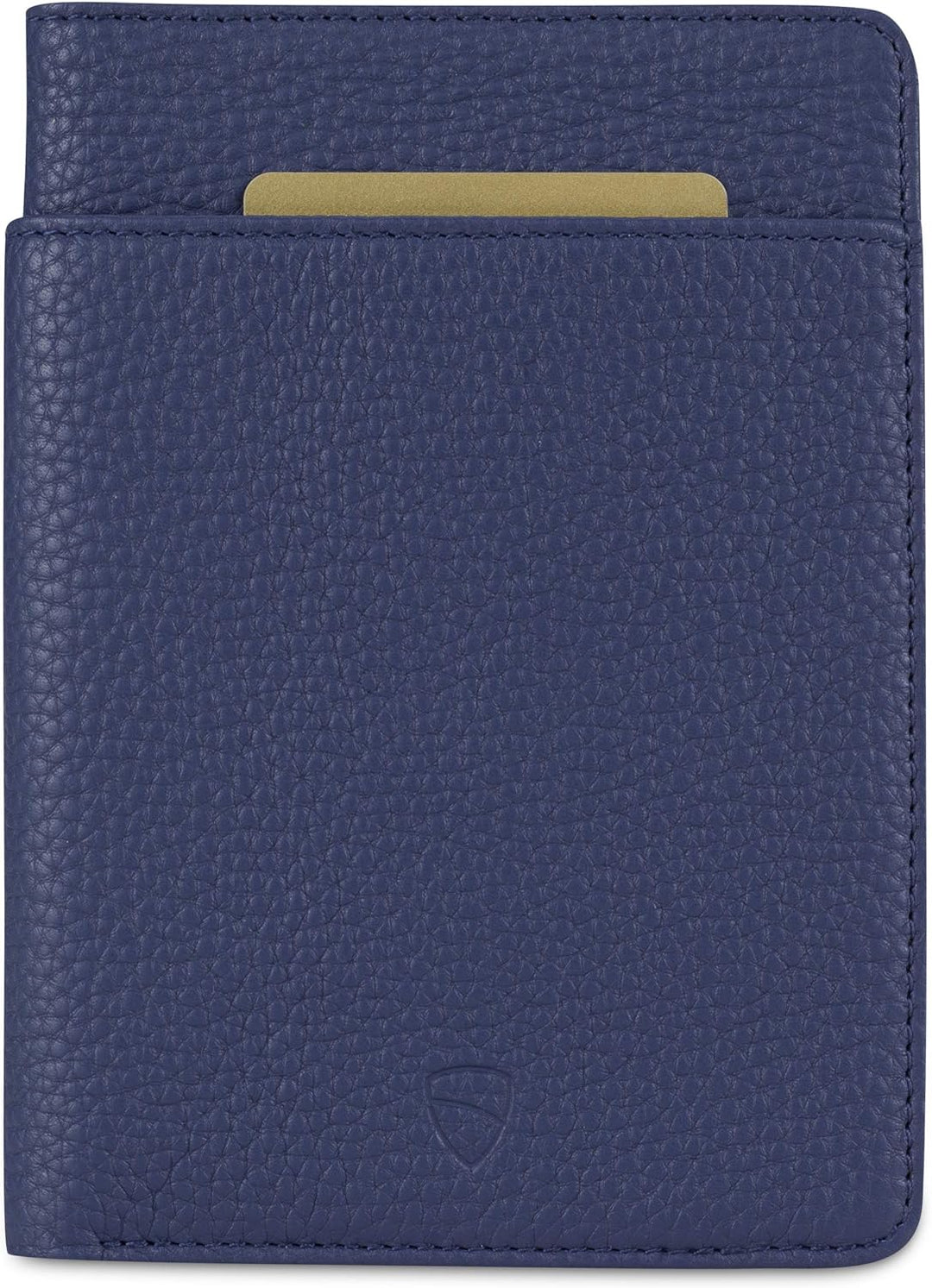 Vaultskin Kensington Reisepasshülle aus Leder mit RFID-Schutz (Matt Blau) Mat Blau, Mat Blau