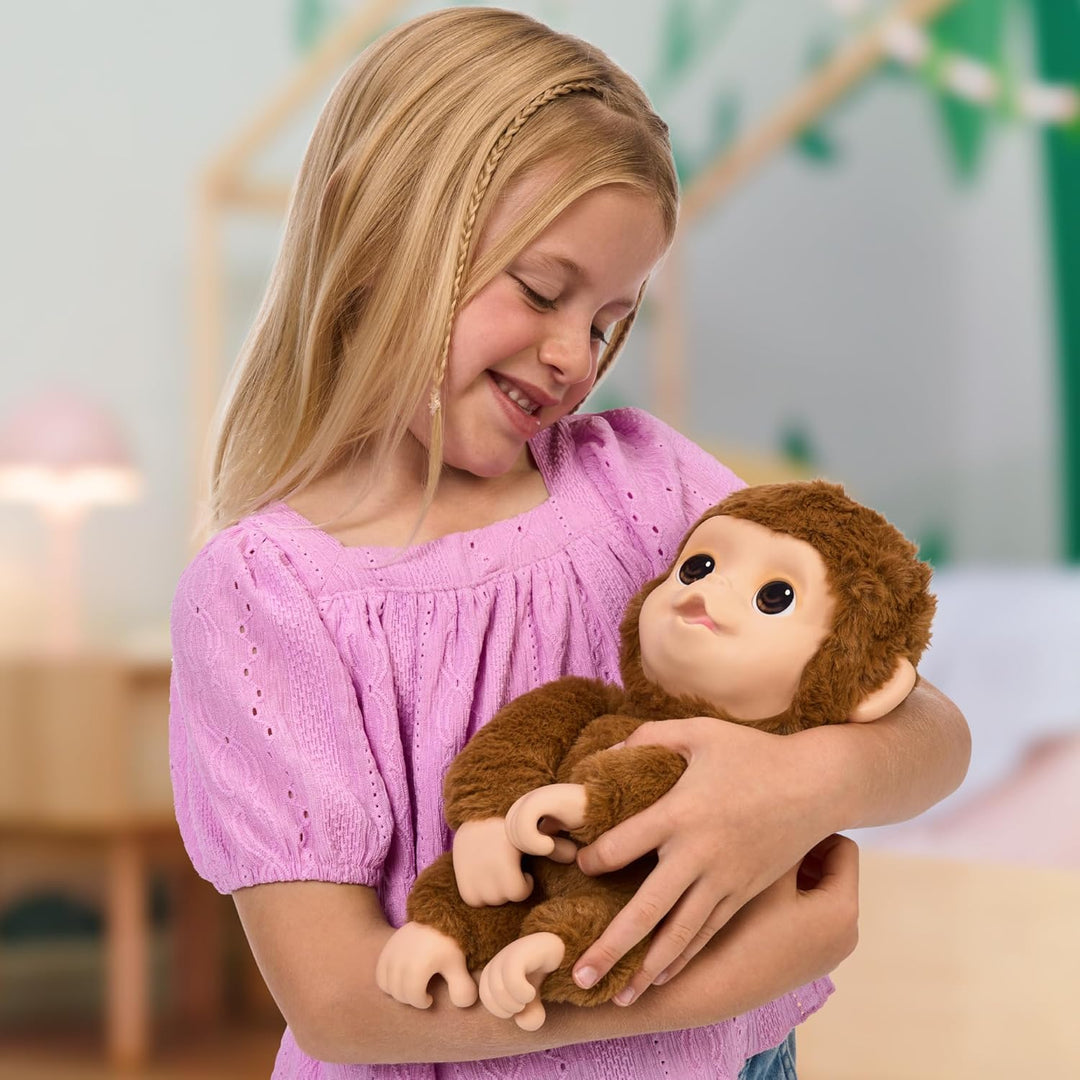 Little Live Pets - Mango, der interaktive AFFE, 50 interaktive Sounds und Mundbewegung, liebt das Ki