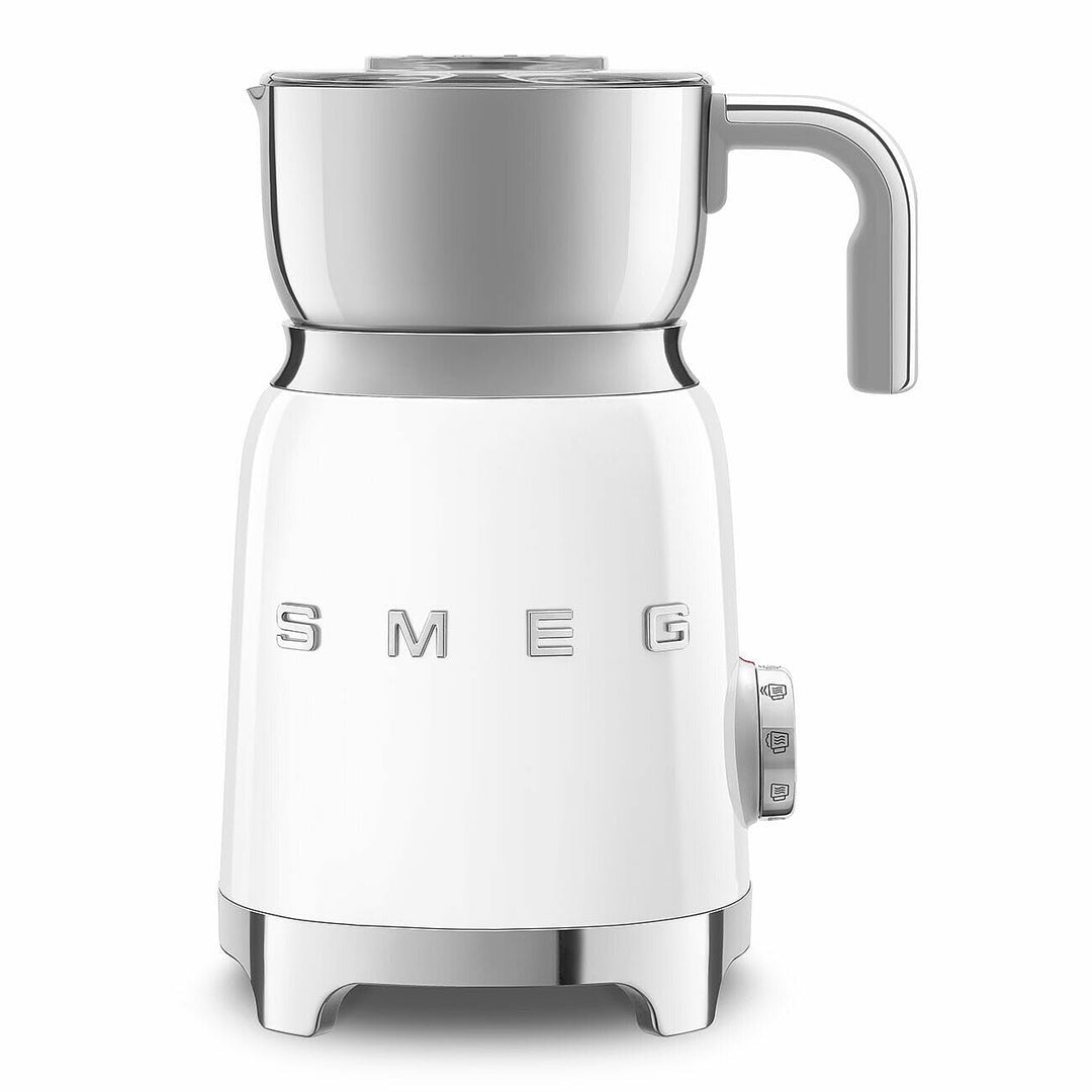 SMEG, Milchaufschäumer MFF11WHEU, mit Induktionssystem, 6 voreingestellte Programme, hochwertiges De