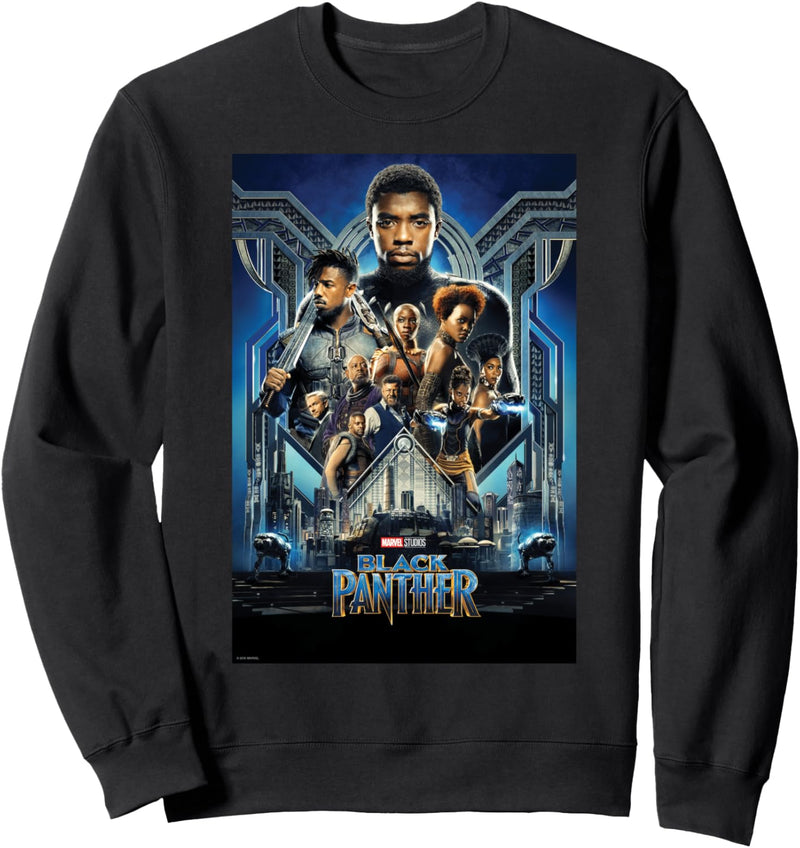 Marvel Studios Black Panther Movie Poster Sweatshirt