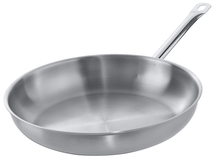 METRO Professional Pfanne unbeschichtet | Ø 32 cm | Edelstahl | Backofengeeignet bis max. 240 °C | a