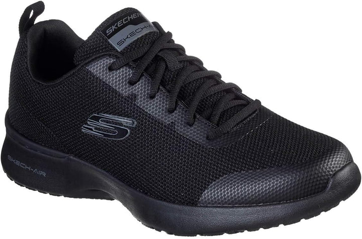 Skechers Herren Skech-air Dynamight Winly Sneaker 39.5 EU Black Knit Synthetic Black Trim, 39.5 EU B