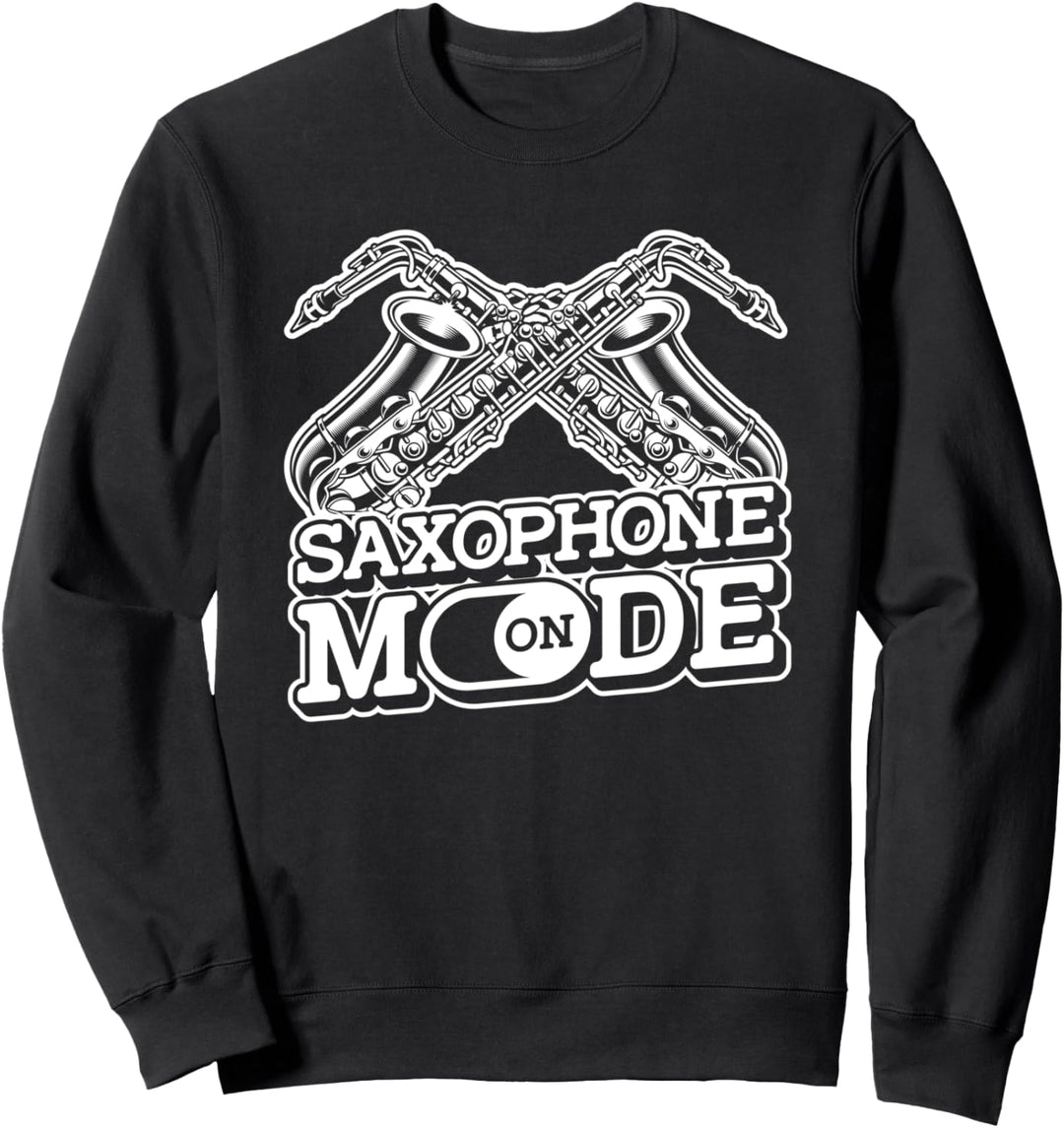 Saxophon Musiker - Jazz Musik Saxophonist Saxofon Sweatshirt