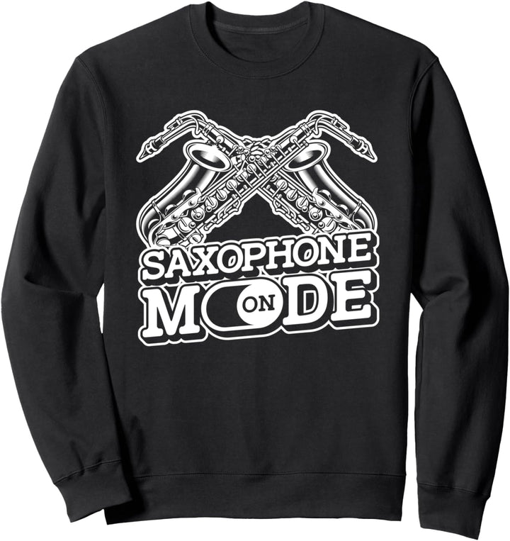 Saxophon Musiker - Jazz Musik Saxophonist Saxofon Sweatshirt