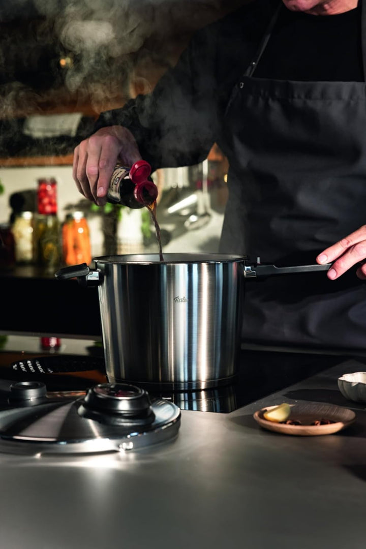 Fissler Vitavit Premium / Schnellkochtopf-Set (6 L, Ø 22 cm) + Gratis Dämpf-Einsatz & Schnellkochtop
