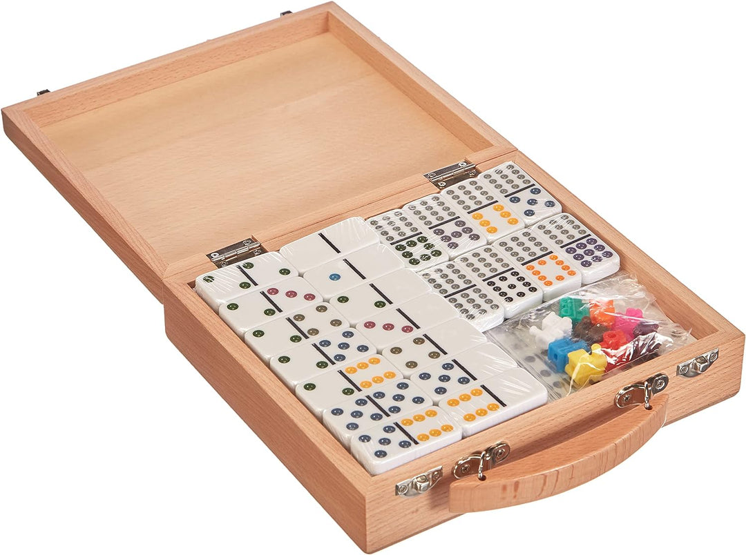 Weible Spiele 04394 - Domino Mexican Train Doppel