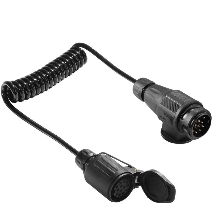 Anhänger Verlängerungskabel Adapter13-Polig Auf 13 Polig,1.8M Spiralkabel Anhänger 13 polig Anhänger