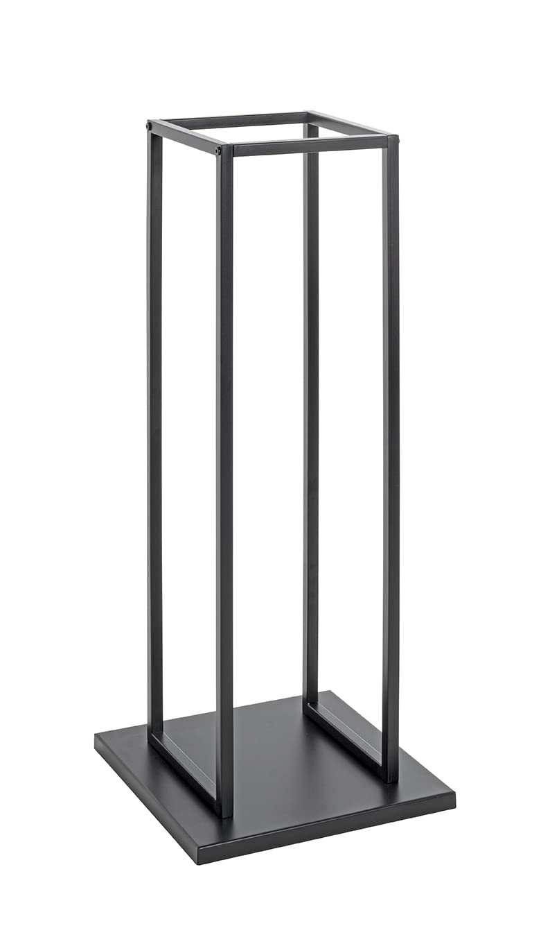HAKU Kaminholzständer schwarz, Metall - Masse: B 33 cm x H 85 cm x T 33 cm, Style: Modern 33 x 33 x