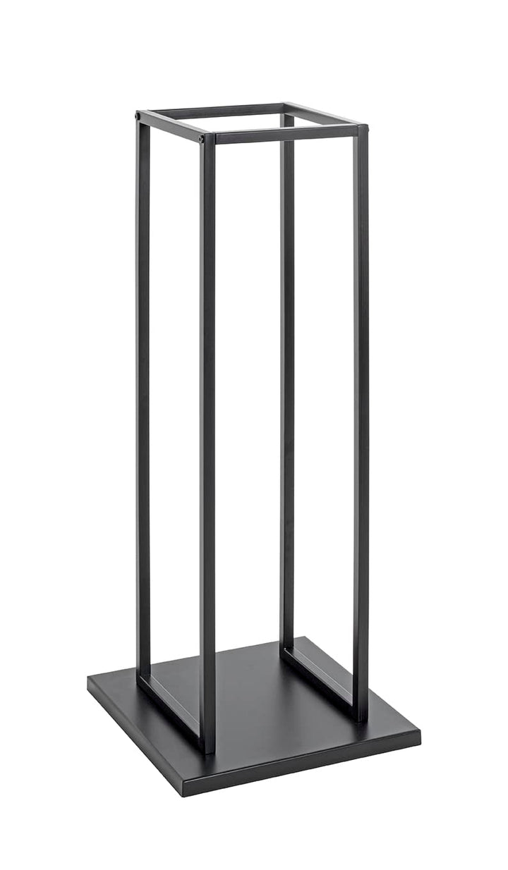 HAKU Kaminholzständer schwarz, Metall - Masse: B 33 cm x H 85 cm x T 33 cm, Style: Modern 33 x 33 x