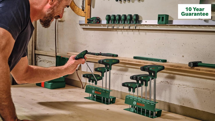 Bosch Sechskantschraubendreher-Set mit T-Griff 7-teilig 7-tlg. Set | Hex, 7-tlg. Set | Hex