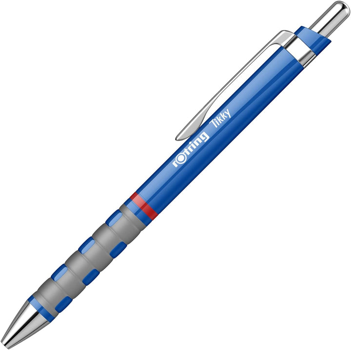 rOtring Tikky-Kugelschreiber - blaue Tinte - mittlere Spitze (1,0 mm) - blauer Schaft - federleicht