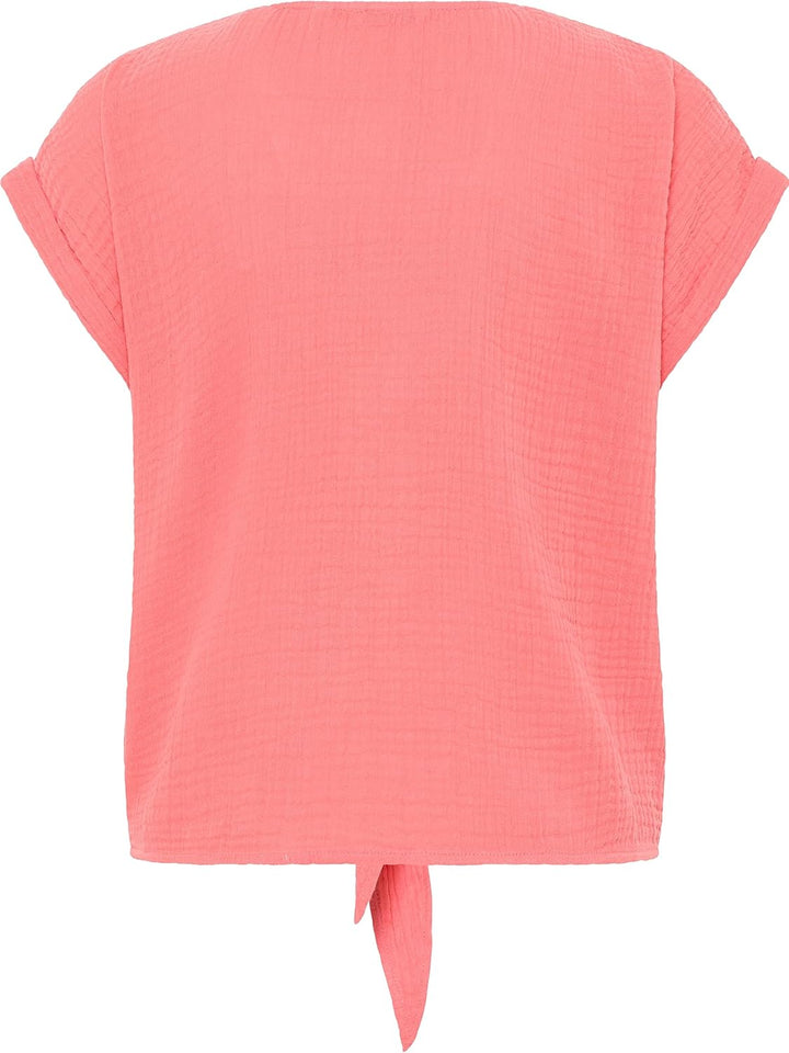 MUSTANG Damen Style ELSA Knotted Blouse Bluse 38 Porcelain Rose 8204, 38 Porcelain Rose 8204