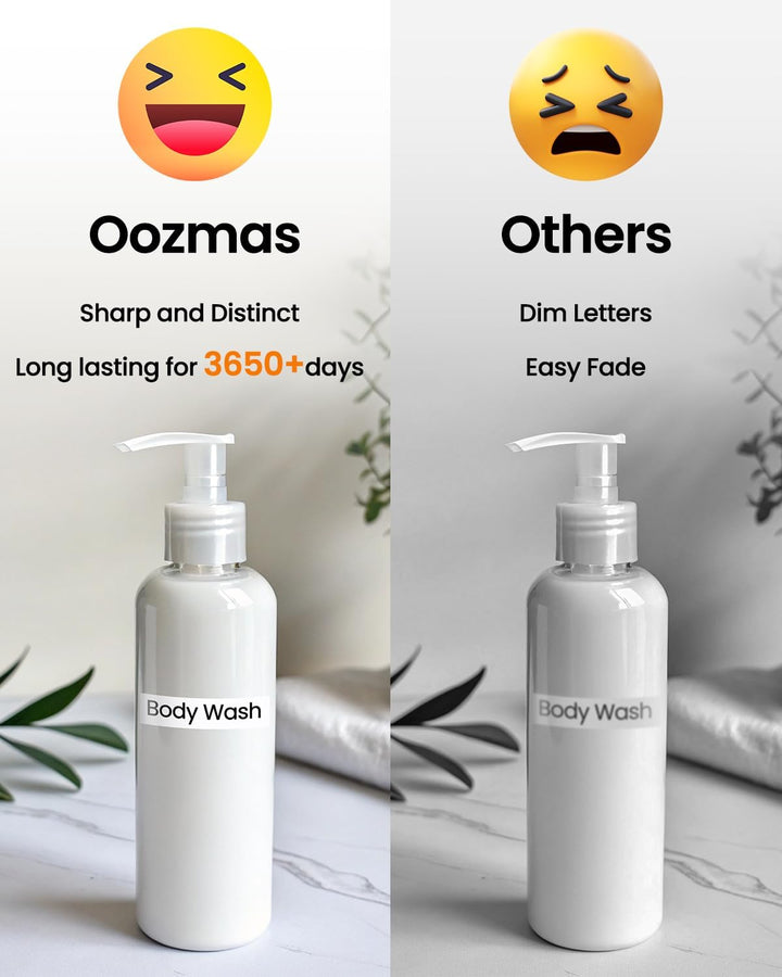 10x Oozmas TZe231 Schriftband kompatibel mit Brother P-Touch Bänder tze-231 12mm 0.47 Laminated Whit