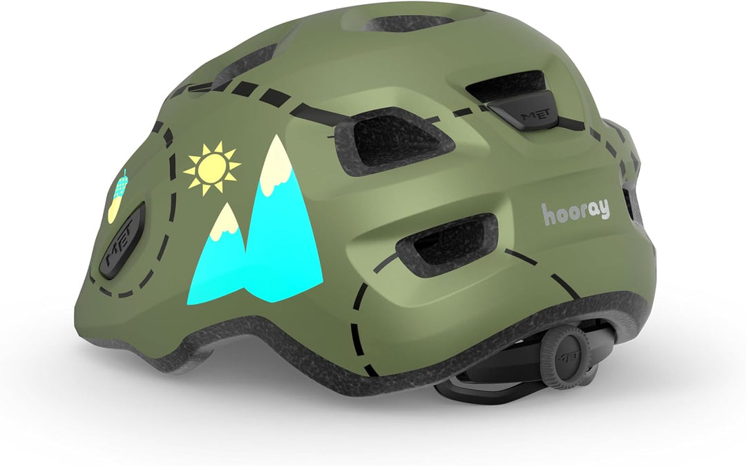 MET Sport Nião Hooray Helm, Grün (Grün), S
