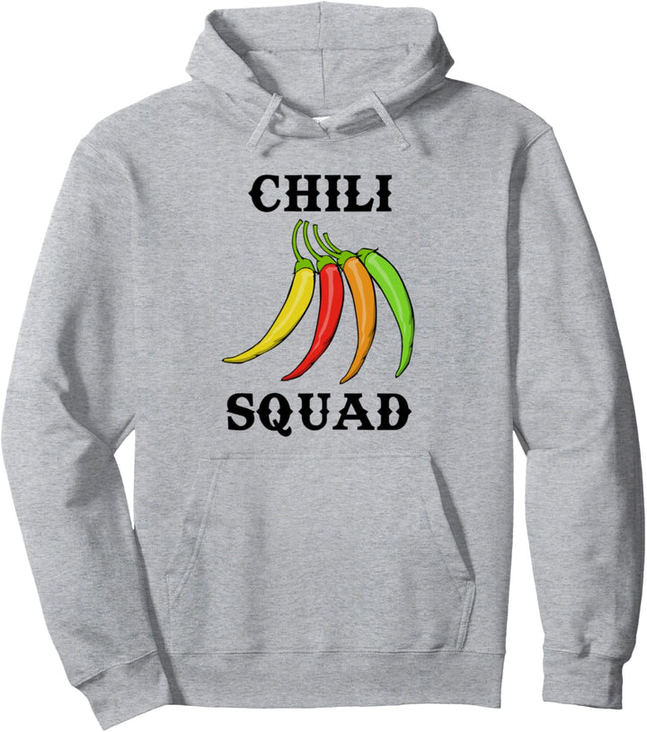 Chili Squad Pepper Jalapeno Scharfes Essen Pullover Hoodie
