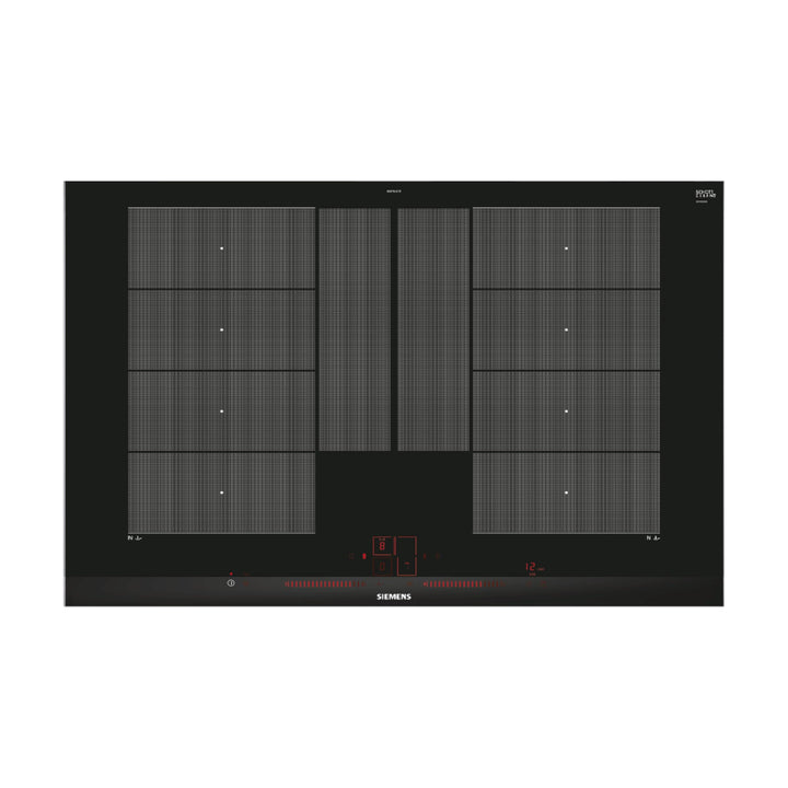 Siemens EX875LYC1E iQ700 Induktions-Kochstelle / Dual LightSlider-Bedienung, Schwarz, 80 centimeters