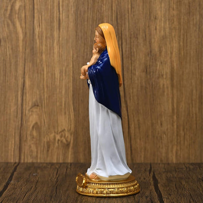 NUOBESTY 1stk Jungfrau Maria Jungfräuliche Figur Aus Polyresin Jesus-sammelfigur Wohnkultur Maria Re