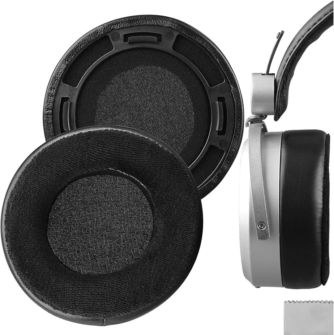 Geekria Elite Ersatz-Ohrpolster aus Schaffell und Velours für Hifiman HE400SE HE400 400I 400S HE560