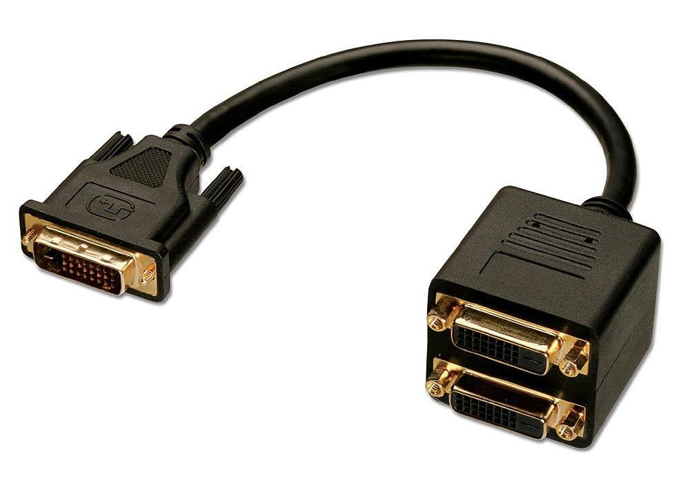 LINDY 41215 DVI-D Splitterkabel, 2 Port