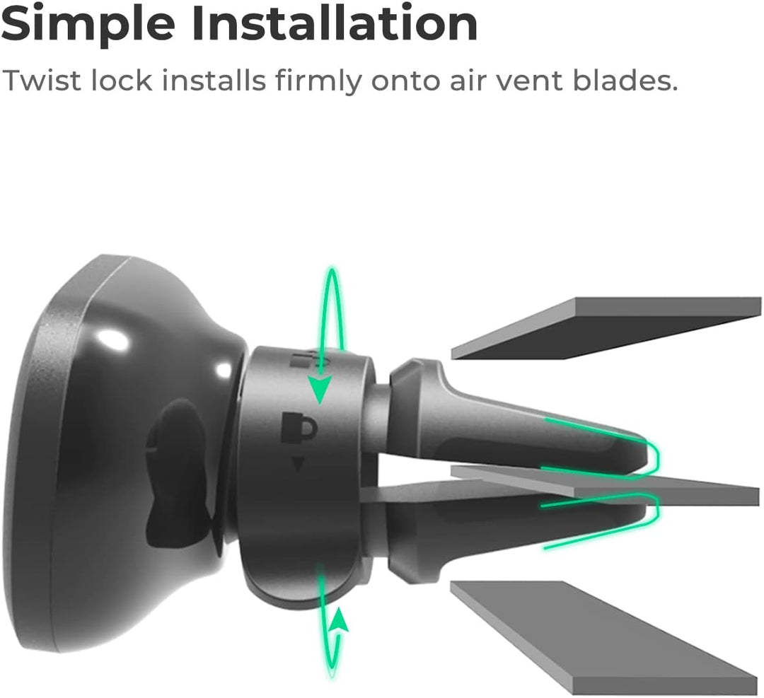 iOttie iTap 2 Magnetic Air Vent Car Mount Halterung für iPhone XS Max R 8 Plus 10 W für Samsung Gala