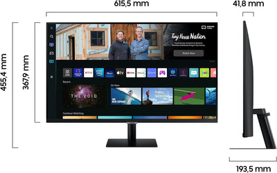 Samsung M5 Monitor S27BM500EU, 27 Zoll, VA-Panel,Bildschirm mit Lautsprechern,Full HD-Auflösung,Bild