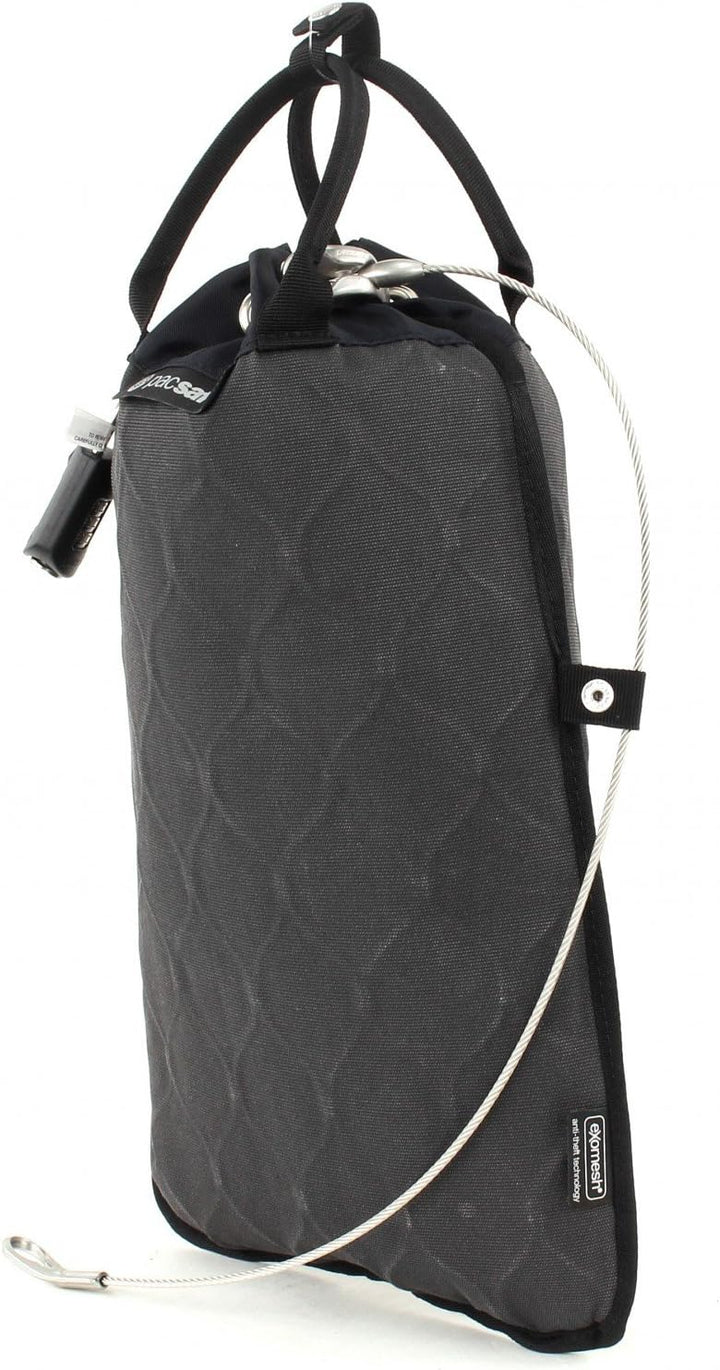 Pacsafe Travelsafe - Mobiler Safe, Schultertasche mit TSA-Zahlen-Schloss, Diebstahlschutz, Unisex He
