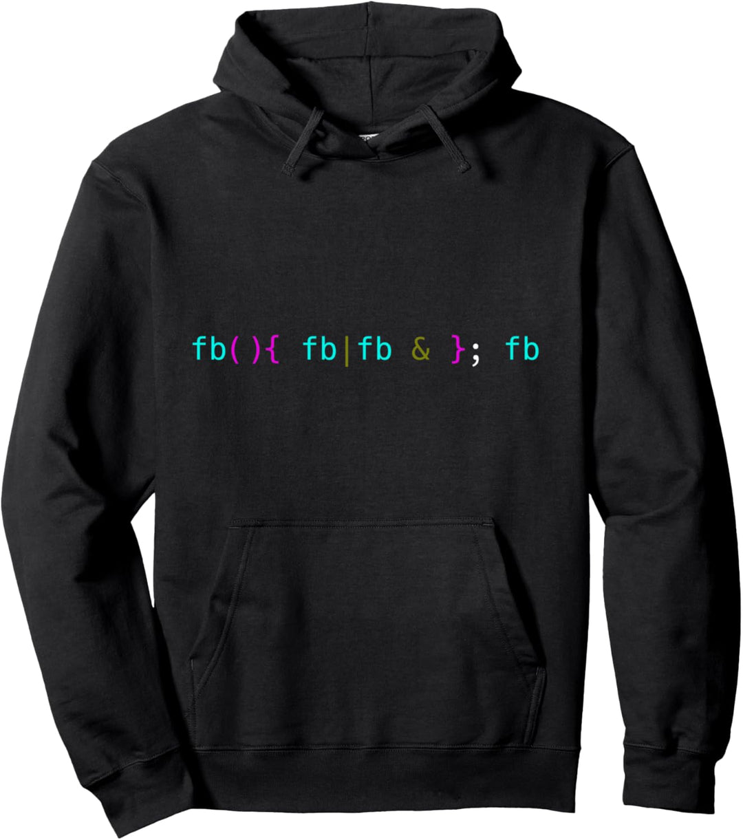 Bash Fork Bomb für Linux und Unix Geeks Pullover Hoodie