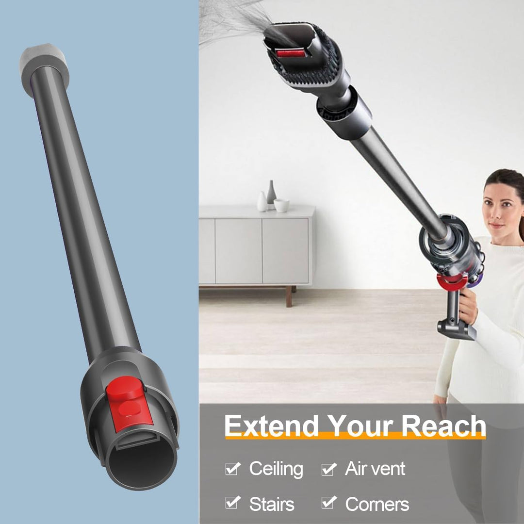 Saugrohr für Dyson V12 Detect Slim & V9 Motorbar Staubsauger, 74CM (Grau), Grau