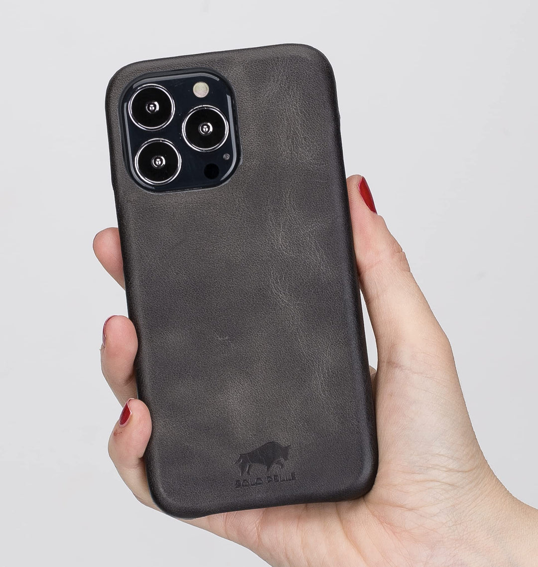 Solo Pelle Lederhülle für das iPhone 13 Pro Max in 6.7 Zoll Princeton Case Leder Hülle Ledertasche B