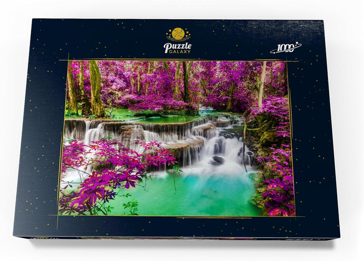 Huay Mae Khamin Wasserfall, Thailand - Premium 1000 Teile Puzzle - MyPuzzle Sonderkollektion von Puz