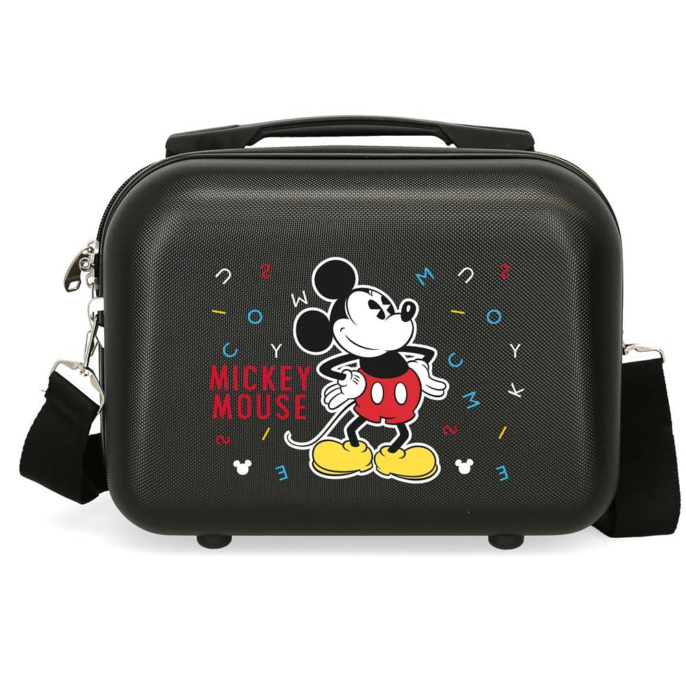 ABS Utensilientasche Have a Good Day Mickey Schwarz, Schwarz