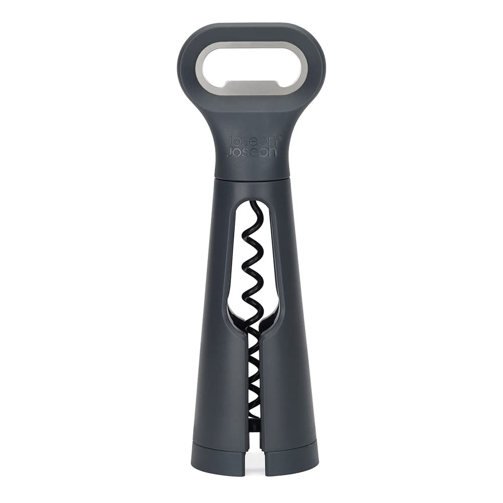 Joseph Joseph BarStar 3-in-1 Korkenzieher, Flaschenöffner und Folienschneider, platzsparendes Design