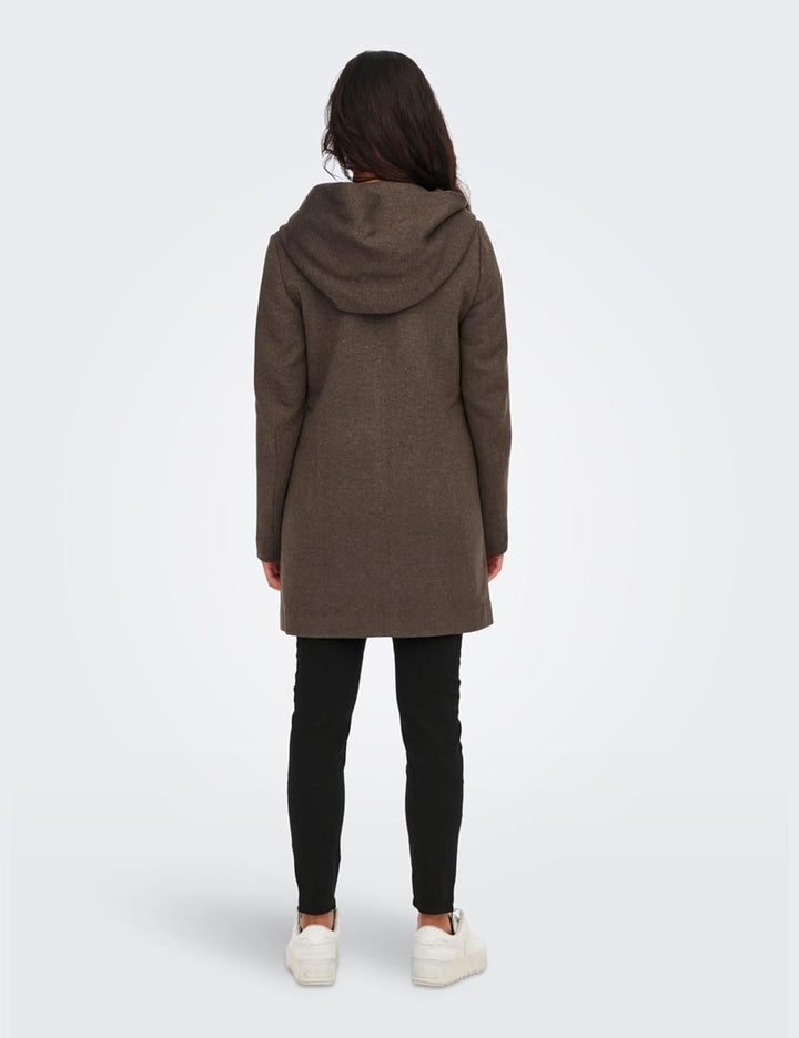 ONLY female Mantel Klassischer Mantel XS Hot Fudge Melange, XS Hot Fudge Melange