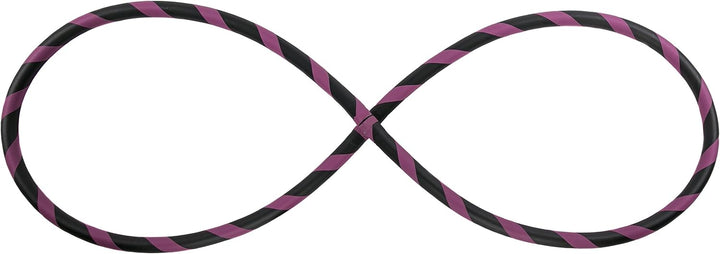 Faltbarer Anfänger Hula Hoop Reifen, Ø90/95/100/105cm Ø105cm Violett, Ø105cm Violett