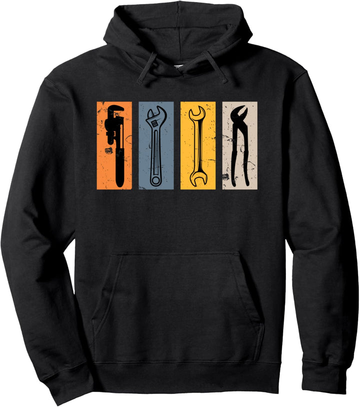 Klempner Schrauber Werkzeug Handwerker Pullover Hoodie