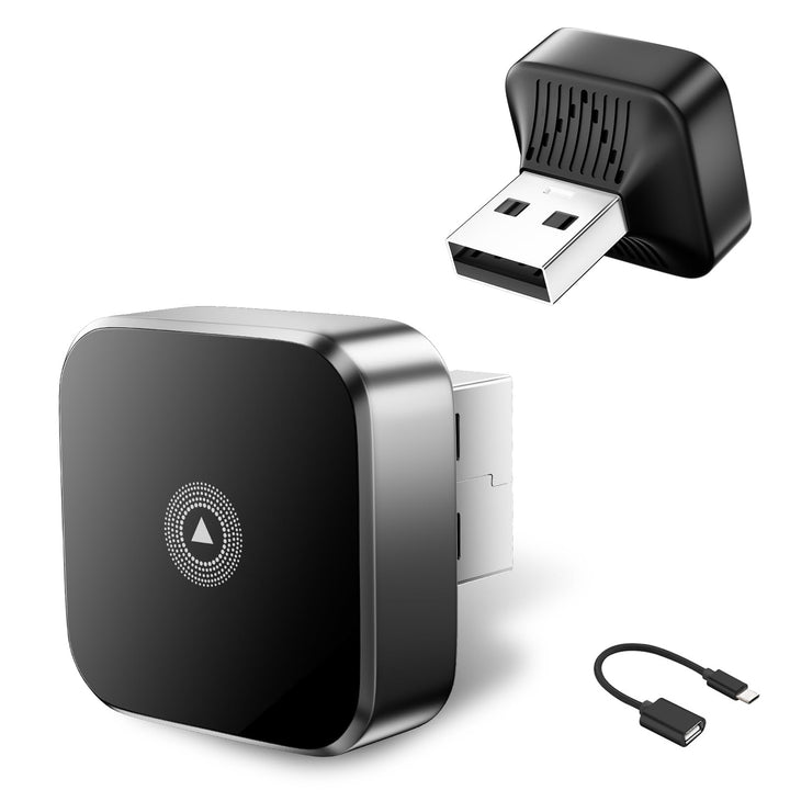 2026 Wireless Carplay &amp; Android Auto Adapter 2-in-1, 2.4+5.0 GHz WiFi CarPlay Adapter, Plug and Play
