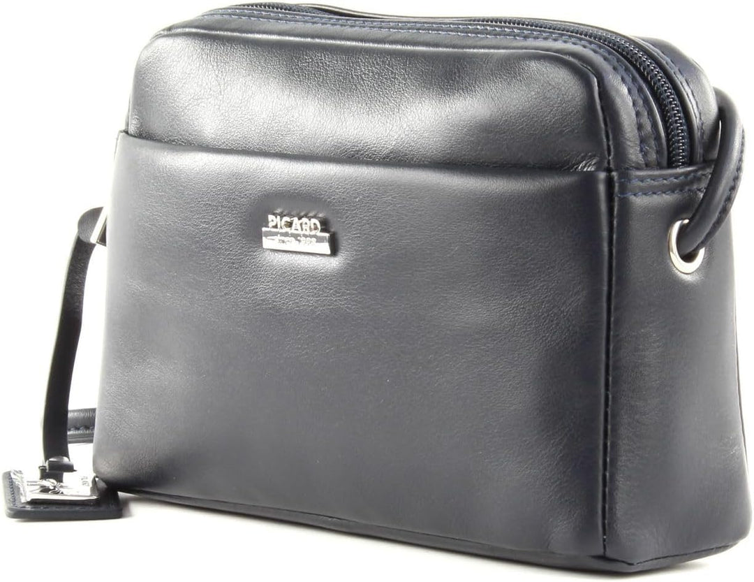 Picard, Damen Umhängetasche aus Leder, in der Farbe Ozean/Blau, Abnehmbarer Gurt, 8036929023