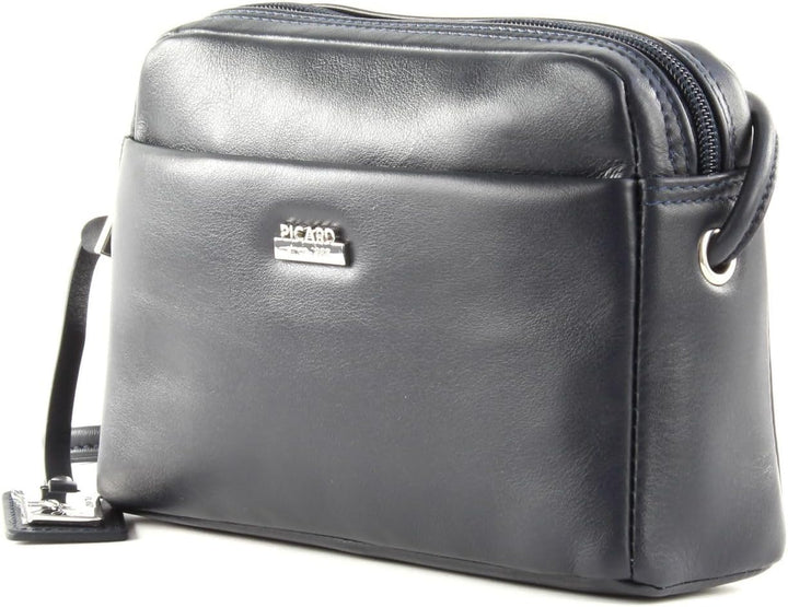 Picard, Damen Umhängetasche aus Leder, in der Farbe Ozean/Blau, Abnehmbarer Gurt, 8036929023