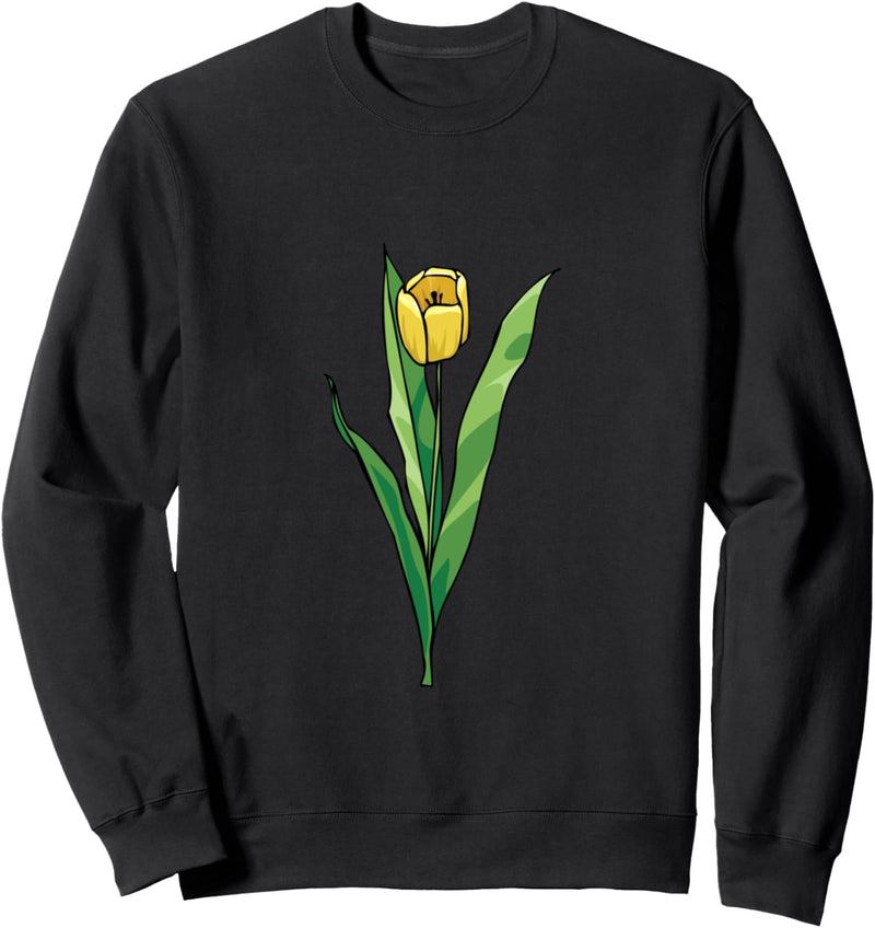 Gelbe Tulpe Sweatshirt