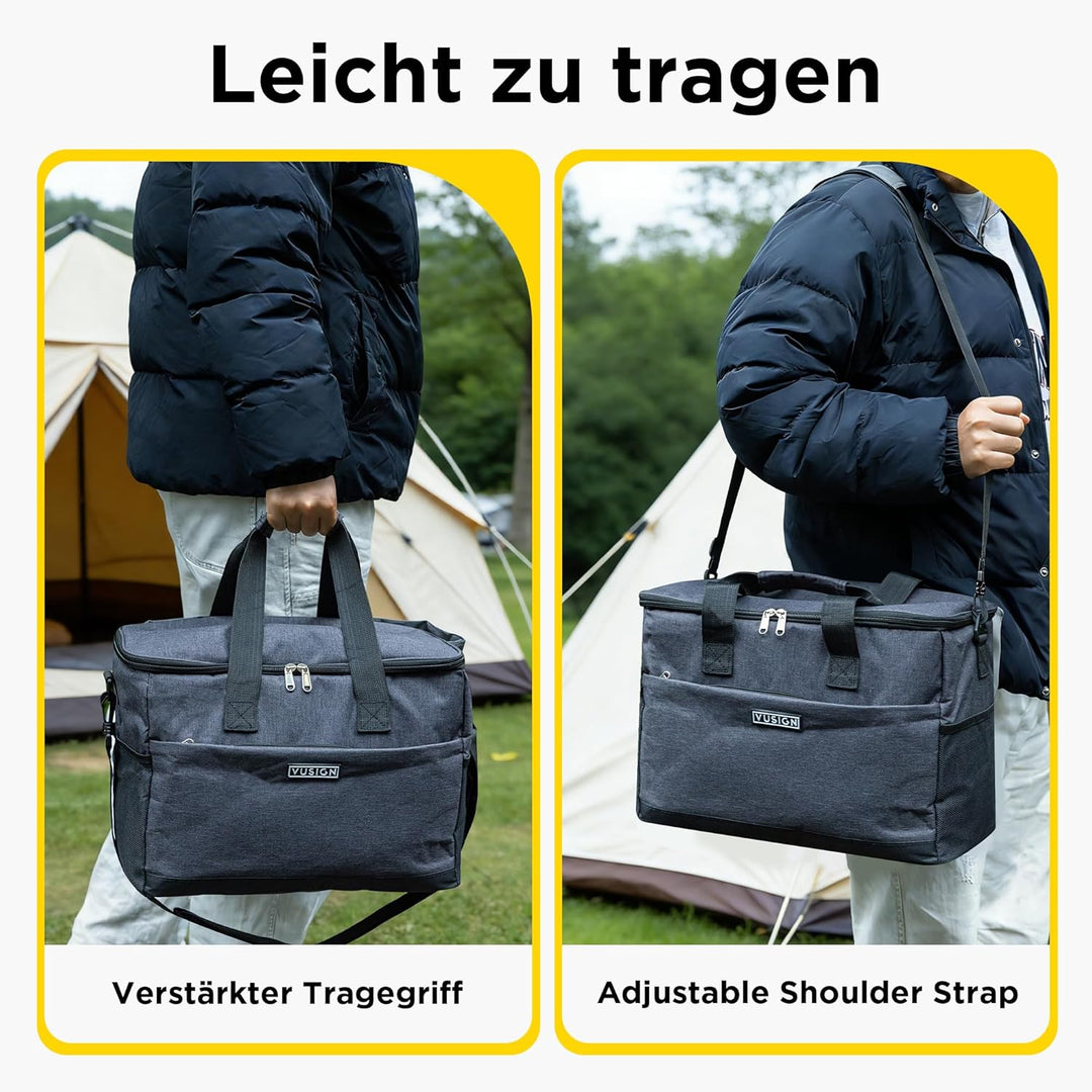 Kühltasche 30L Grau, Grau